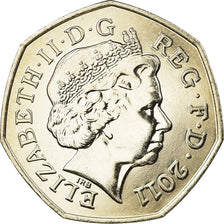 Coin, Great Britain, Elizabeth II, Handball, 50 Pence, 2011, British Royal Mint