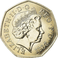 Coin, Great Britain, Elizabeth II, Sailing, 50 Pence, 2011, British Royal Mint