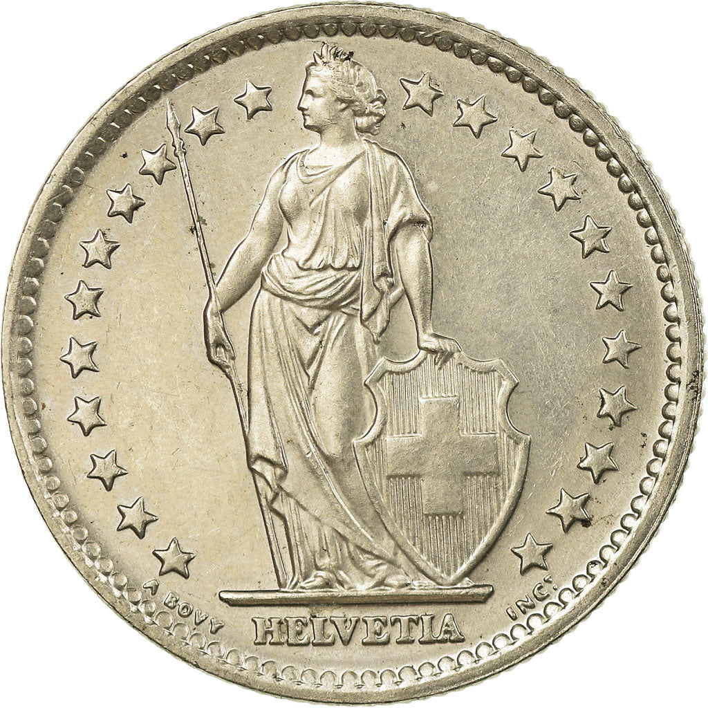 Coin, Switzerland, 2 Francs, 1981, Bern, AU(55-58), Copper-nickel, KM:21a.1
