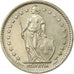 Coin, Switzerland, 2 Francs, 1981, Bern, AU(55-58), Copper-nickel, KM:21a.1