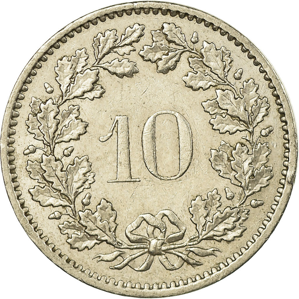 Monnaie, Suisse, 10 Rappen, 1977, Bern, TTB, Copper-nickel, KM:27