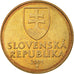 Moneda, Eslovaquia, Koruna, 2005, MBC, Bronce chapado en acero, KM:12