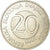 Coin, Slovenia, 20 Tolarjev, 2005, Kremnica, EF(40-45), Copper-nickel, KM:51