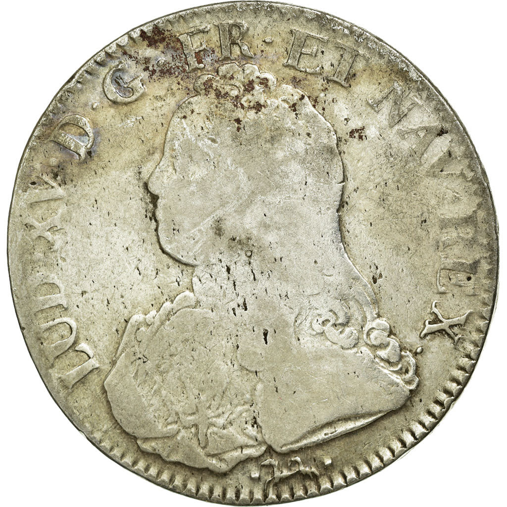 Coin, France, Louis XV, Écu aux branches d'olivier, Ecu, 1739, Bordeaux