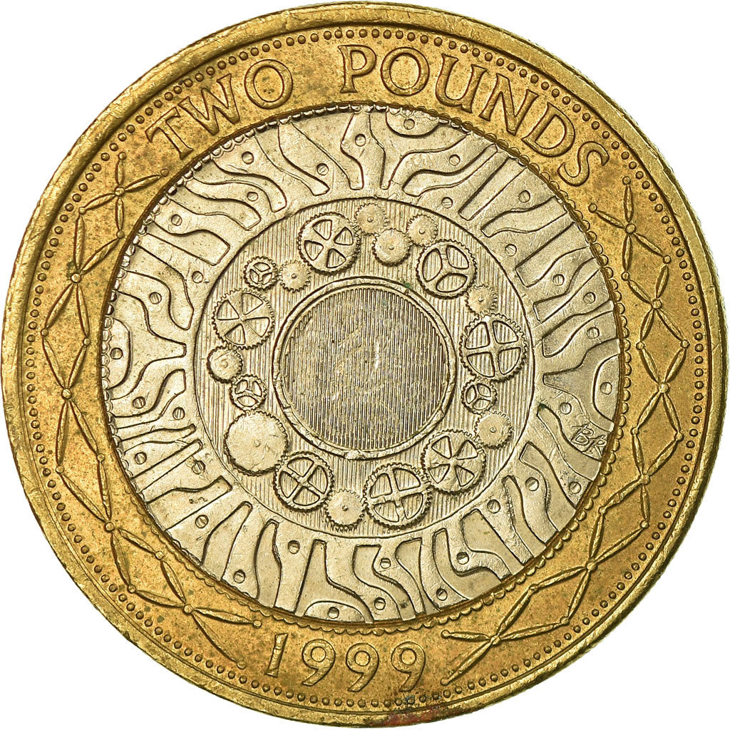 Coin, Great Britain, Elizabeth II, 2 Pounds, 1999, EF(40-45), Bi-Metallic