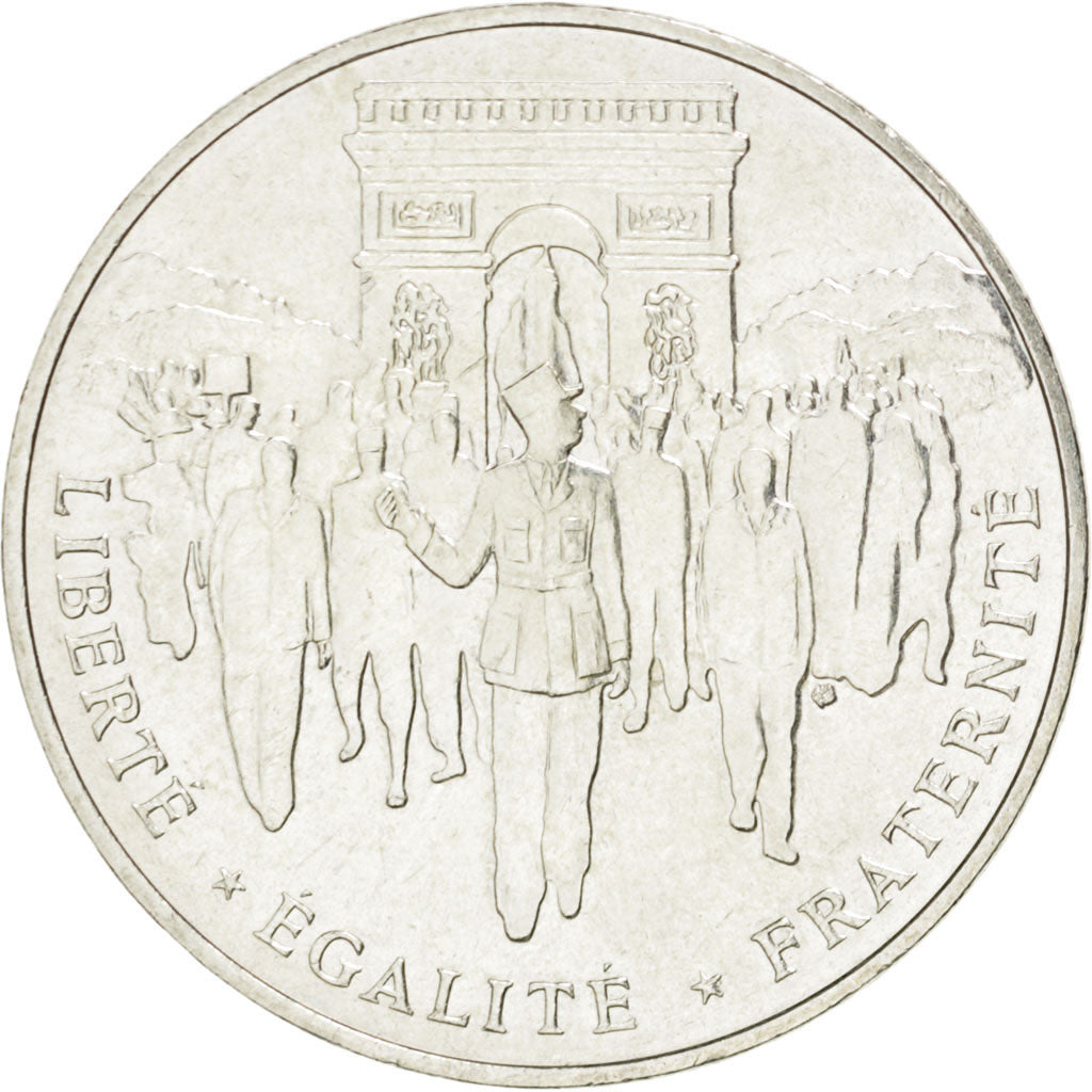 FRANCE, Libération de Paris, 100 Francs, 1994, KM #1045.1, EF(40-45), Silver, 31