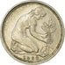 Coin, GERMANY - FEDERAL REPUBLIC, 50 Pfennig, 1988, Stuttgart, EF(40-45)