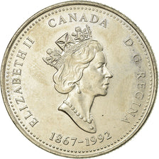 Coin, Canada, Elizabeth II, Manitoba, 25 Cents, 1992, Royal Canadian Mint