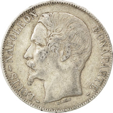 FRANCE, Napoléon III, 5 Francs, 1852, Paris, KM #773.1, VF(20-25), Silver, G...