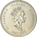 Coin, Canada, Elizabeth II, 25 Cents, 1992, Royal Canadian Mint, Ottawa
