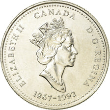 Coin, Canada, Elizabeth II, Saskatchewan, 25 Cents, 1992, Royal Canadian Mint