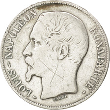 FRANCE, Napoléon III, 5 Francs, 1852, Paris, KM #773.1, VF(20-25), Silver, G...