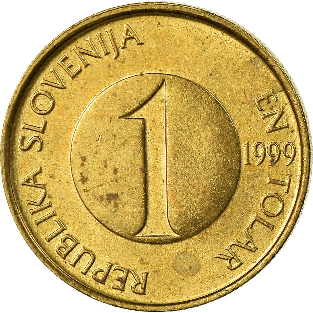 Münze, Slowenien, Tolar, 1999, SS, Nickel-brass, KM:4