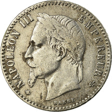 Moeda, França, Napoleon III, Napoléon III, 50 Centimes, 1867, Paris