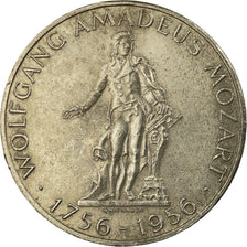 Coin, Austria, 25 Schilling, 1956, EF(40-45), Silver, KM:2881
