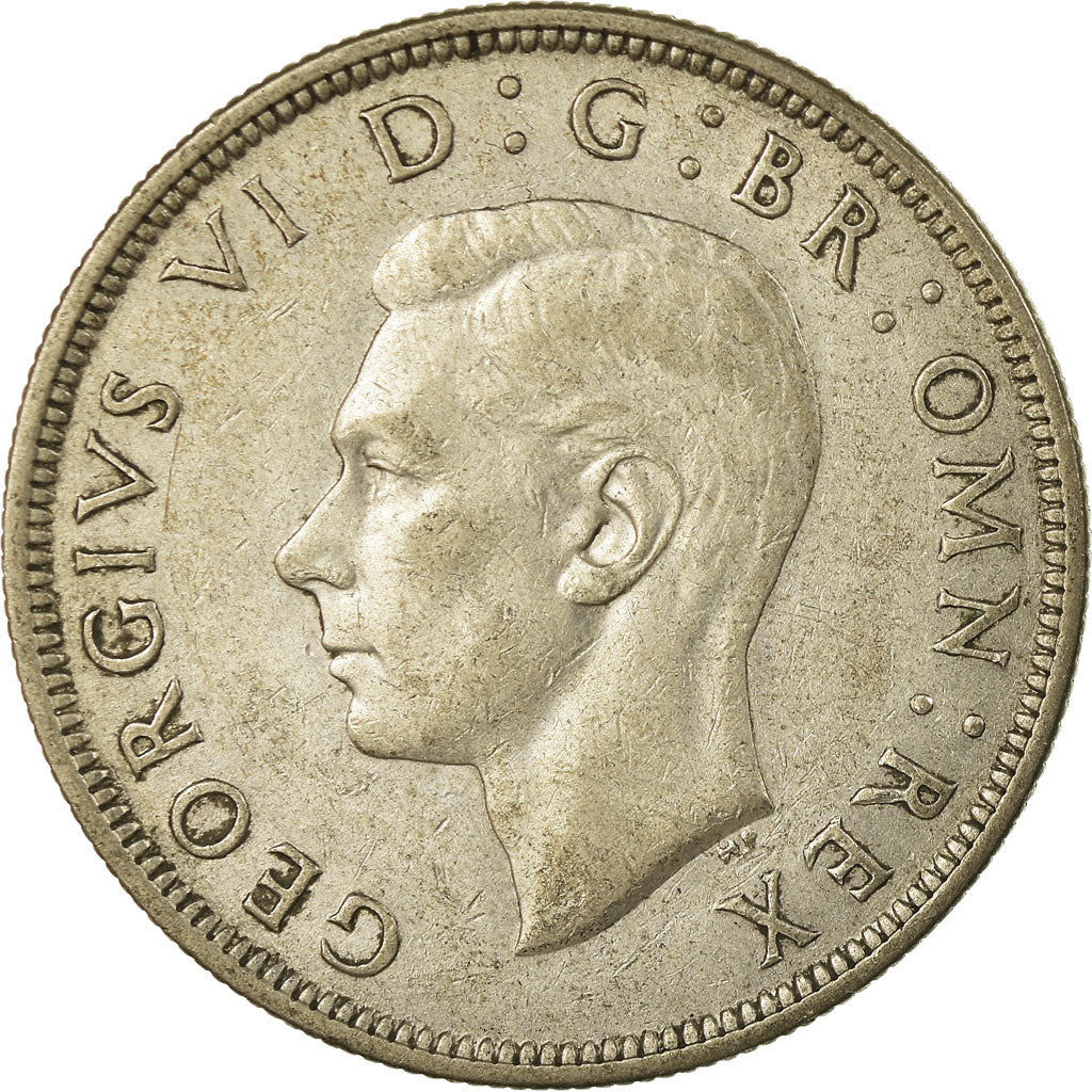 Coin, Great Britain, George VI, 1/2 Crown, 1944, EF(40-45), Silver, KM:856