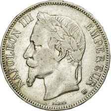 Münze, Frankreich, Napoléon III, 5 Francs, 1869, Strasbourg, S+, Silber