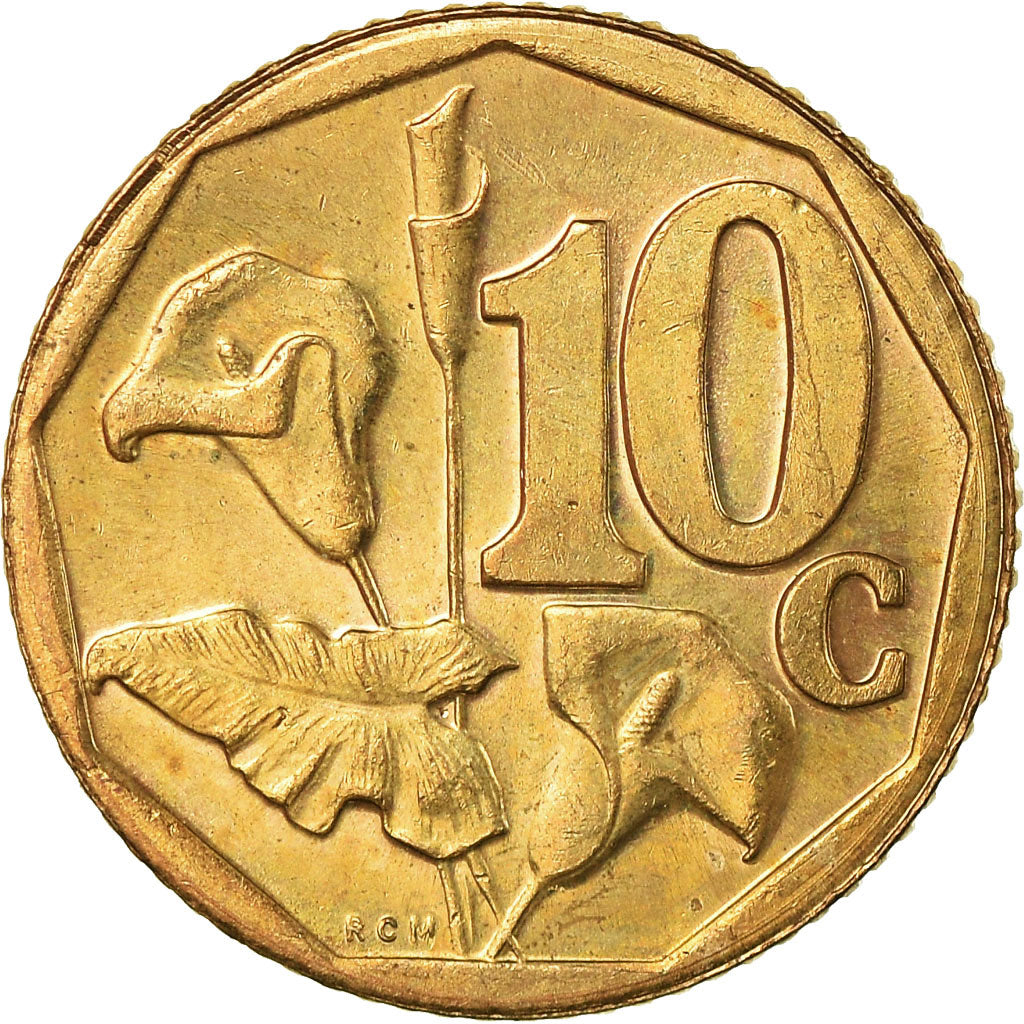 Munten, Zuid Afrika, 10 Cents, 2000, PR, Bronze Plated Steel, KM:161