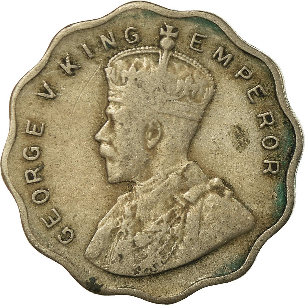 Moneta, INDIA - BRITANNICA, George V, Anna, 1930, BB, Rame-nichel, KM:513