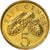Monnaie, Singapour, 5 Cents, 2009, Singapore Mint, TTB, Aluminum-Bronze, KM:99