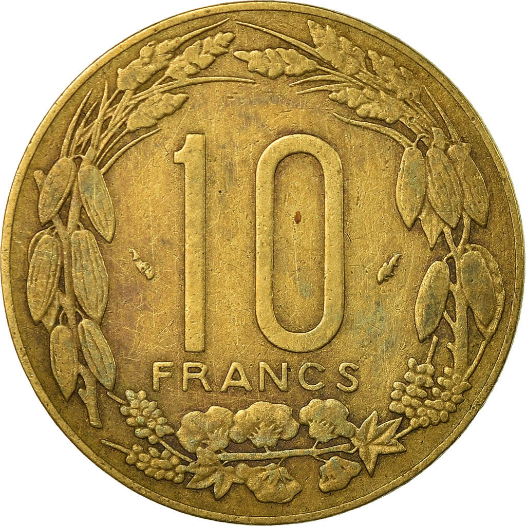 Monnaie, États de l'Afrique centrale, 10 Francs, 1975, Paris, TTB