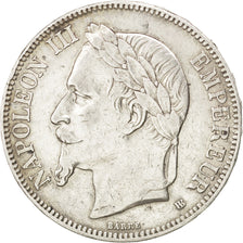 Monnaie, France, Napoléon III, 5 Francs, 1868, Strasbourg, TTB, Argent