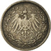 Coin, GERMANY - EMPIRE, 1/2 Mark, 1917, Berlin, VF(30-35), Silver, KM:17