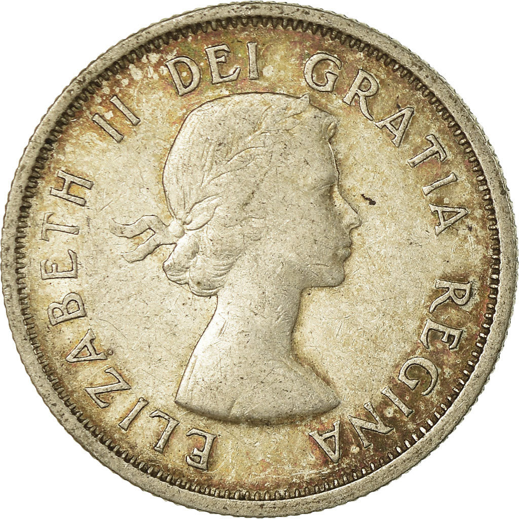 Coin, Canada, Elizabeth II, 25 Cents, 1954, Royal Canadian Mint, Ottawa