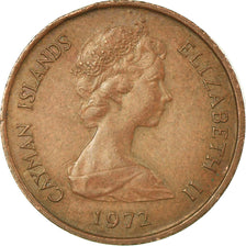 Moneta, Isole Cayman, Elizabeth II, Cent, 1972, BB, Bronzo, KM:1