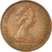 Moneta, Isole Cayman, Elizabeth II, Cent, 1972, BB, Bronzo, KM:1