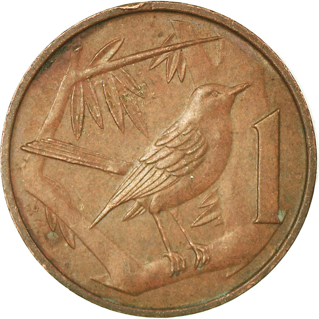 Moneta, Isole Cayman, Elizabeth II, Cent, 1972, BB, Bronzo, KM:1