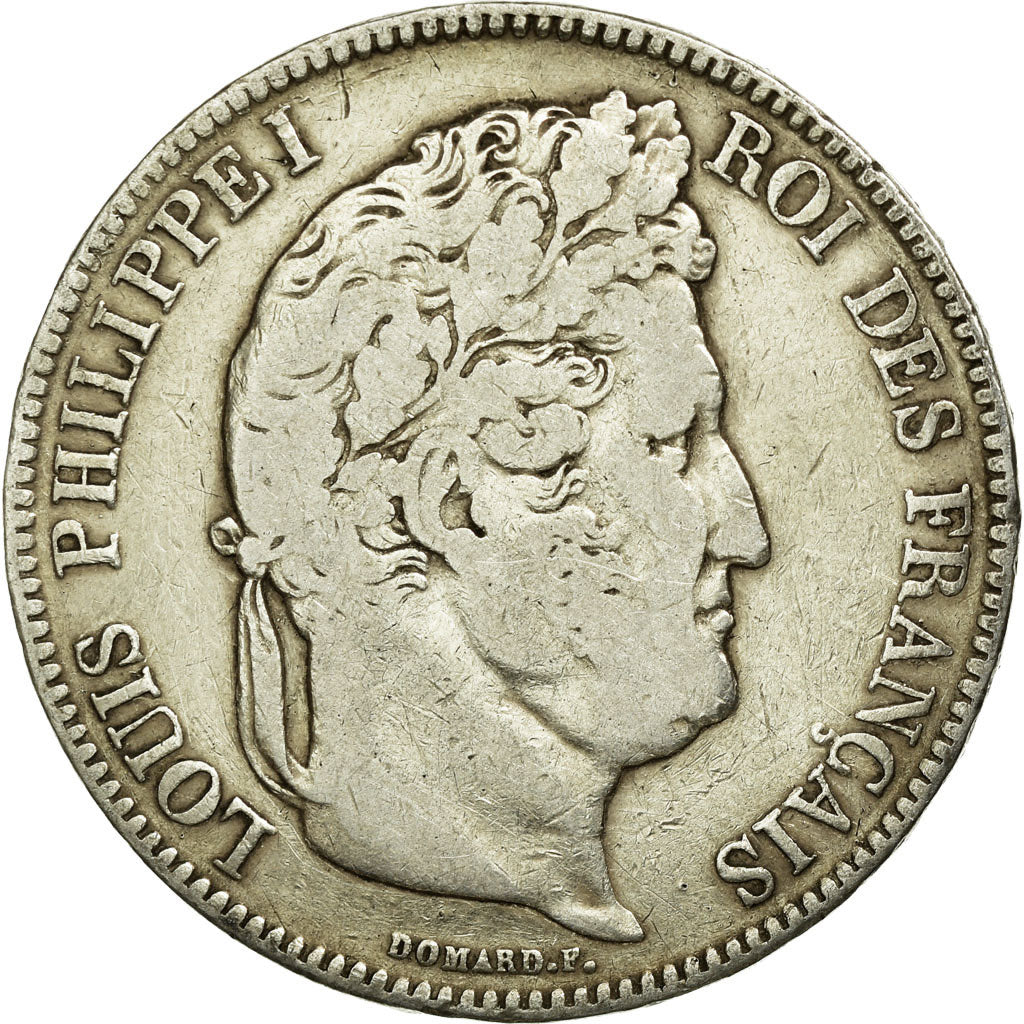 Coin, France, Louis-Philippe, 5 Francs, 1833, La Rochelle, VF(30-35), Silver
