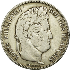 Coin, France, Louis-Philippe, 5 Francs, 1833, La Rochelle, VF(30-35), Silver