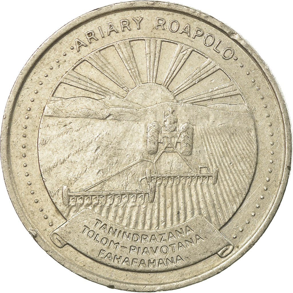Coin, Madagascar, 20 Ariary, 1983, EF(40-45), Copper-nickel, KM:14b