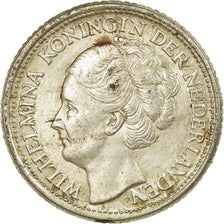 Coin, Netherlands, Wilhelmina I, 25 Cents, 1944, EF(40-45), Silver, KM:164