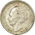 Coin, Netherlands, Wilhelmina I, 25 Cents, 1944, EF(40-45), Silver, KM:164