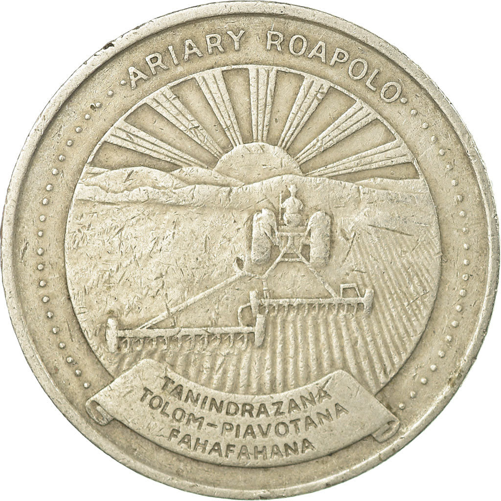 Coin, Madagascar, 20 Ariary, 1983, EF(40-45), Copper-nickel, KM:14b