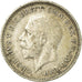 Moneda, Gran Bretaña, George V, 3 Pence, 1932, MBC, Plata, KM:831