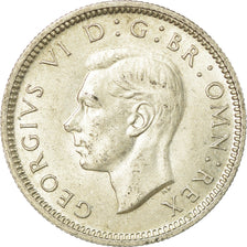 Coin, Great Britain, George VI, 6 Pence, 1938, AU(55-58), Silver, KM:852