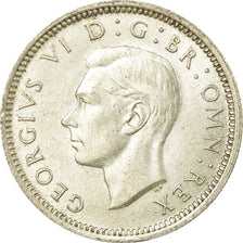 Coin, Great Britain, George VI, 6 Pence, 1942, AU(55-58), Silver, KM:852