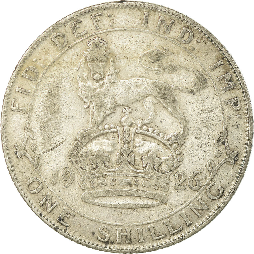 Coin, Great Britain, George V, Shilling, 1926, VF(20-25), Silver, KM:829