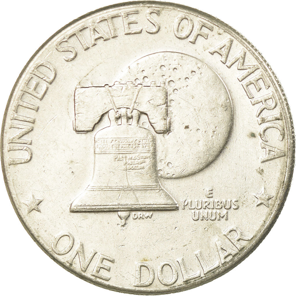 Coin, United States, Eisenhower Dollar, Dollar, 1976, U.S. Mint, Denver