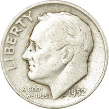 Coin, United States, Roosevelt Dime, Dime, 1952, U.S. Mint, Denver, VF(30-35)