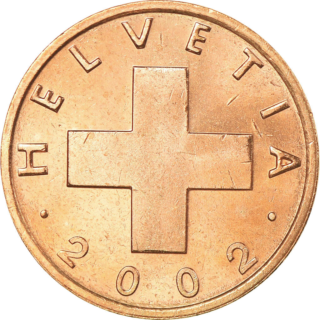 Moneta, Svizzera, Rappen, 2002, Bern, SPL, Bronzo, KM:46