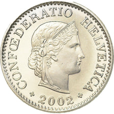 Coin, Switzerland, 10 Rappen, 2002, Bern, Proof, MS(63), Copper-nickel, KM:27