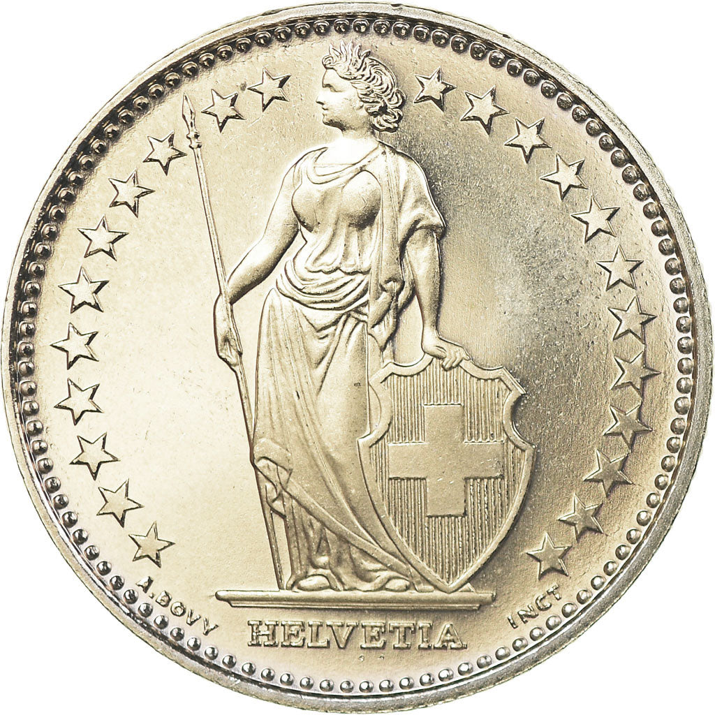 Monnaie, Suisse, Franc, 2001, Bern, Proof, SPL, Copper-nickel, KM:24a.3