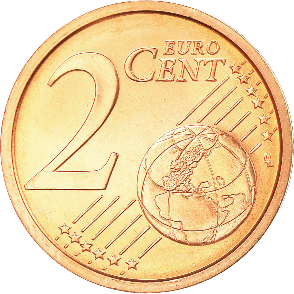San Marino, 2 Euro Cent, 2008, SPL, Acciaio placcato rame, KM:441