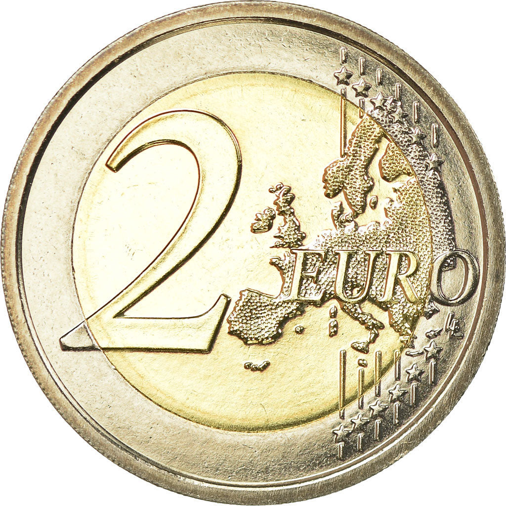 San Marino, 2 Euro, 2008, MS(63), Bi-Metallic, KM:486
