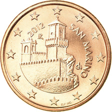 San Marino, 5 Euro Cent, 2012, MS(63), Copper Plated Steel, KM:442