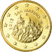San Marino, 50 Euro Cent, 2012, MS(63), Brass, KM:484